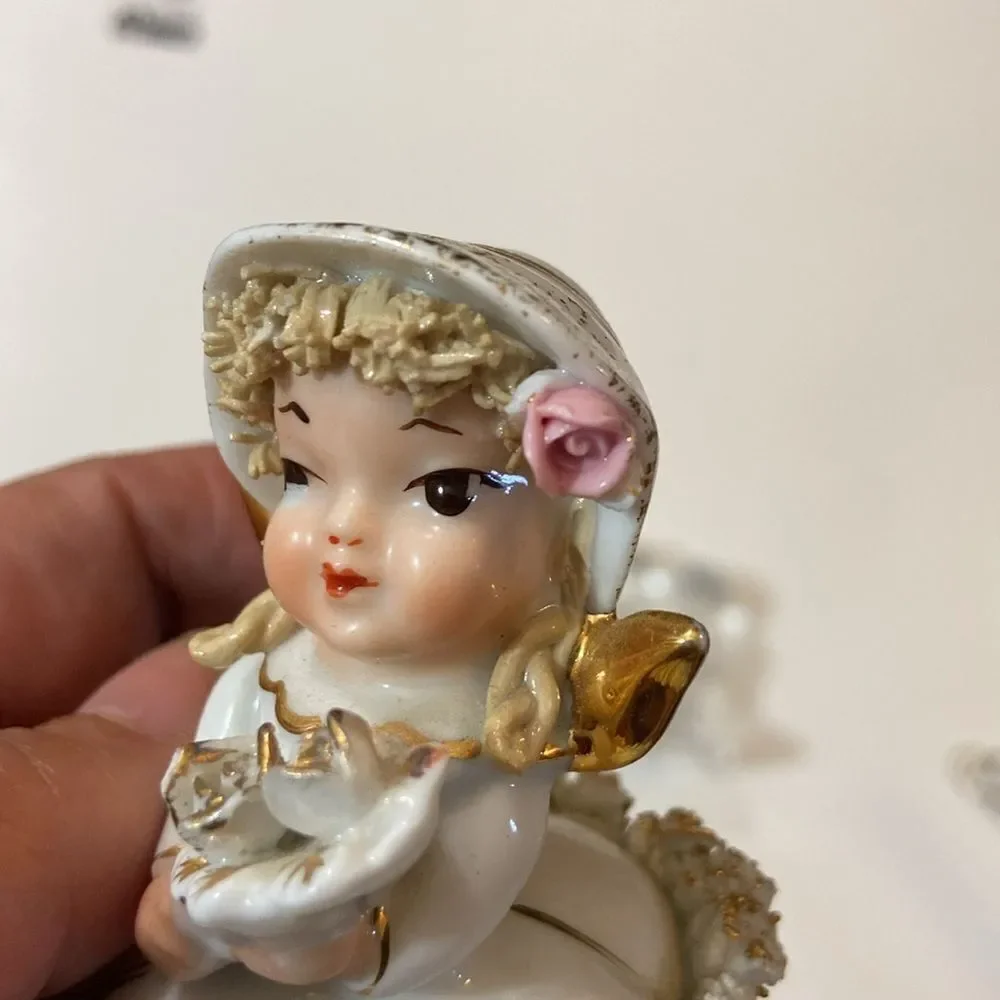 Vintage Decorative Porcelain and Glass Figurines Set 4